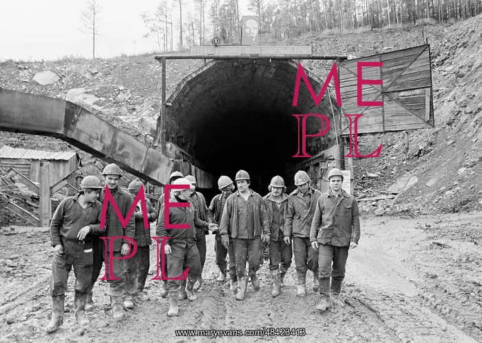 : Baikal-Amur Mainline construction, 1983 : Baikal-Amur Mainline construction, 1983