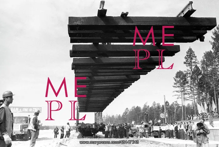 : Baikal-Amur Mainline construction, 1984 : Baikal-Amur Mainline construction, 1984