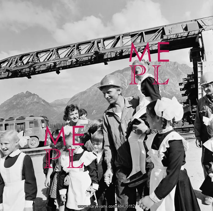 : Baikal-Amur Mainline's construction train, 1984 : Baikal-Amur Mainline's construction train, 1984