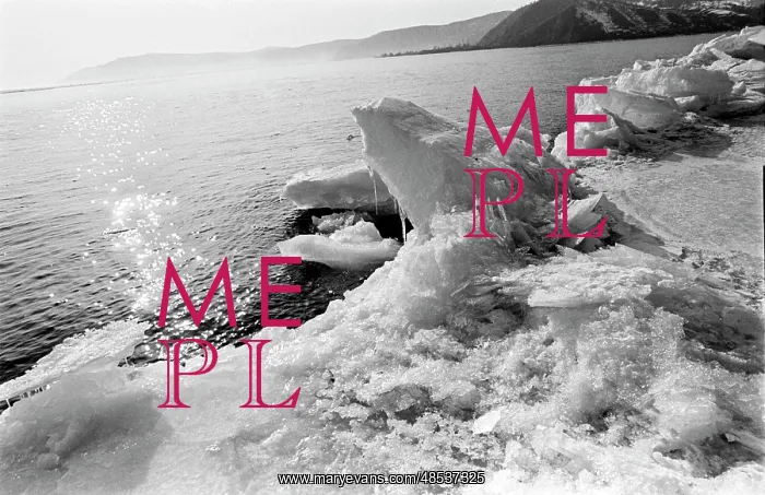 : Baikal Lake in winter, 1987 : Baikal Lake in winter, 1987