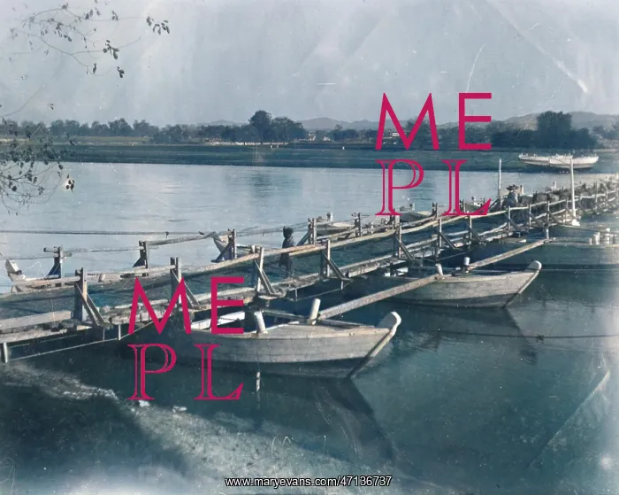 : Bailey bridge across a river, India : Bailey bridge across a river, India