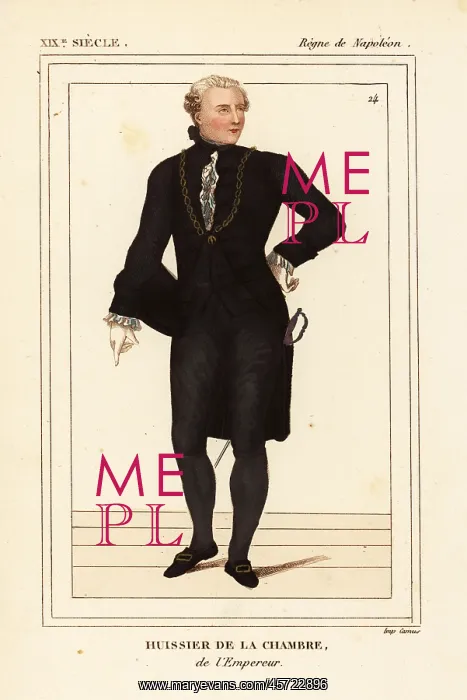 : Bailiff of the imperial chambers, Napoleonic era : Bailiff of the imperial chambers, Napoleonic era