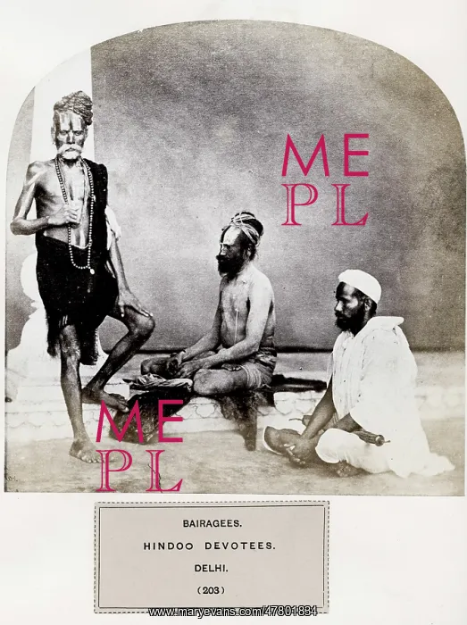 : Bairagees, Hindoo devotees, Delhi : Bairagees, Hindoo devotees, Delhi