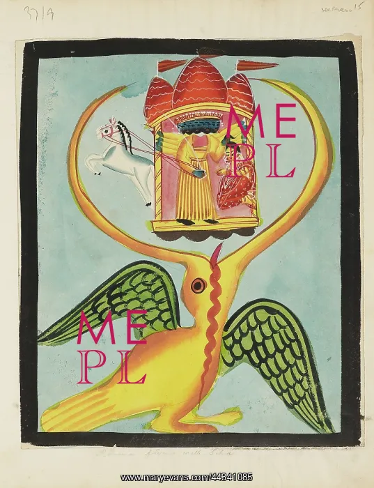 : Baka the heron demon mastered by Krishna : Baka the heron demon mastered by Krishna