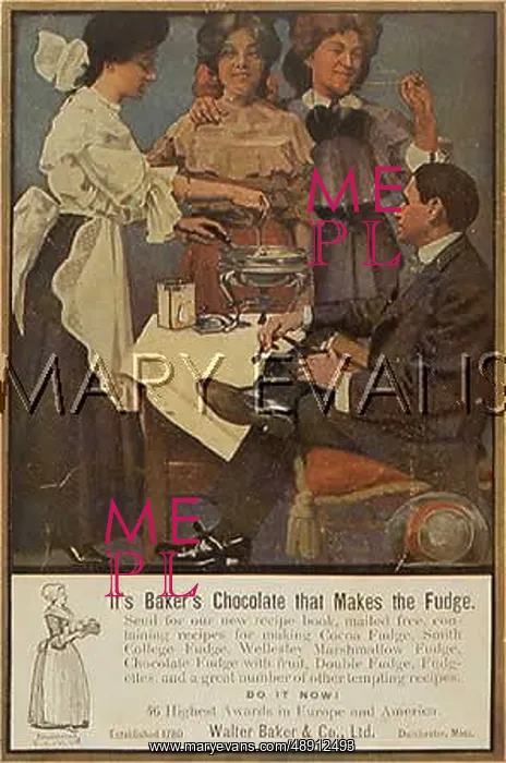 : BAKER'S CHOCOLATE ADVERT : BAKER'S CHOCOLATE ADVERT