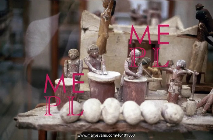 : Bakery. Funerary tomb model. Ancient Egyptian : Bakery. Funerary tomb model. Ancient Egyptian