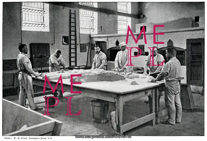 : Bakery in Wormwood Scrubbs Prison 1895 : Bakery in Wormwood Scrubbs Prison 1895