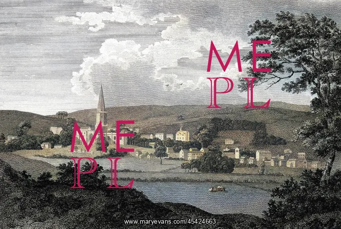 : BAKEWELL. General view of Bakewell, Derbyshire