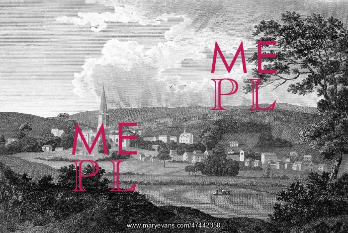  : BAKEWELL. General view of Bakewell, Derbyshire