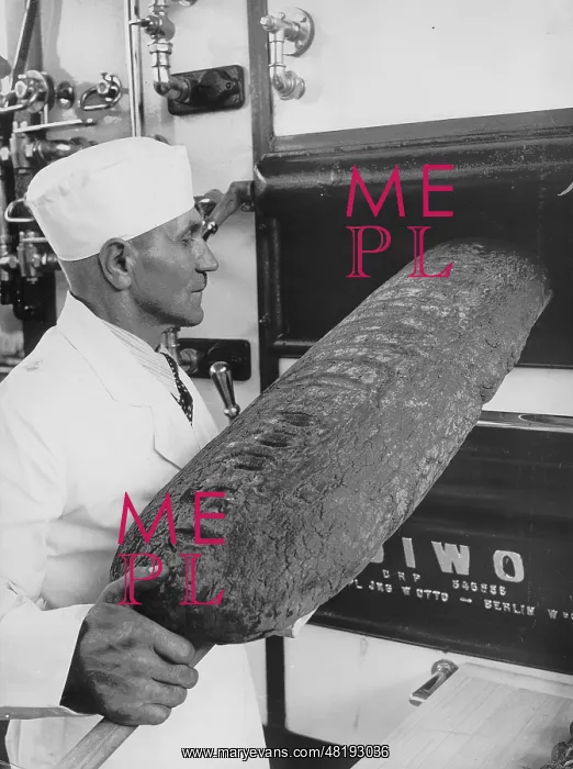 : Baking bread, 1935 : Baking bread, 1935