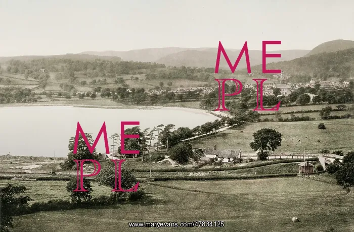 : Bala town and lake, Wales : Bala town and lake, Wales