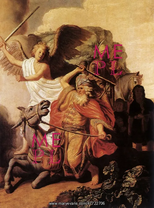 : Balaam's Ass, by Rembrandt : Balaam's Ass, by Rembrandt