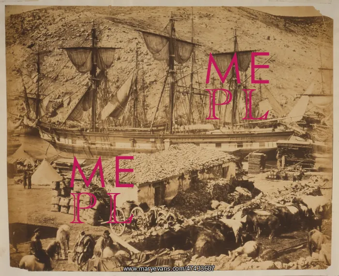 : Balaklava harbour, the cattle pier : Balaklava harbour, the cattle pier