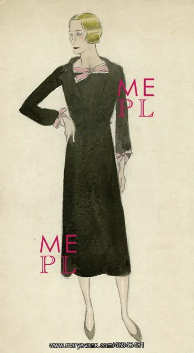 : Balck dress 1930s : Balck dress 1930s