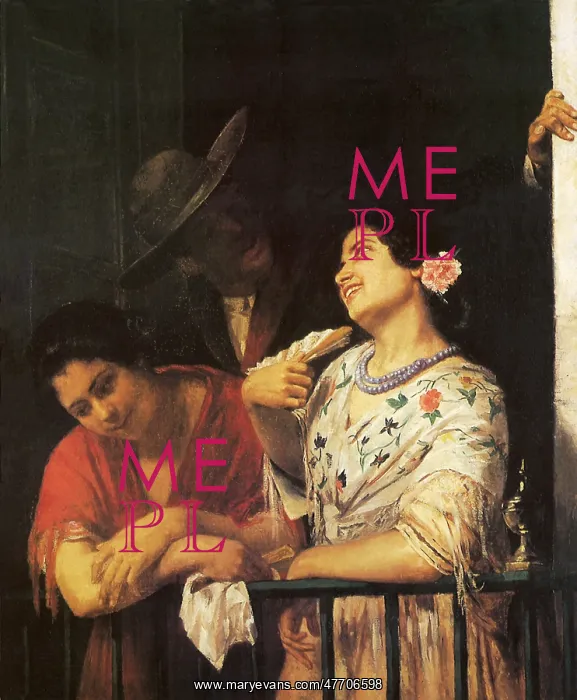  : On Balcony for Carnival, by Cassatt