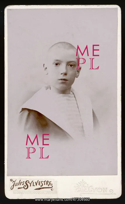 : BALD FRENCH BOY C1870S : BALD FRENCH BOY C1870S