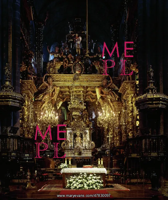 : Baldachin of the Main Altar. CathedralSantiago de Compostela : Baldachin of the Main Altar. CathedralSantiago de Compostela