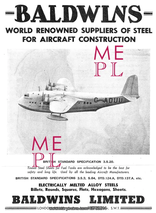 : Baldwins Metals For Aircraft : Baldwins Metals For Aircraft