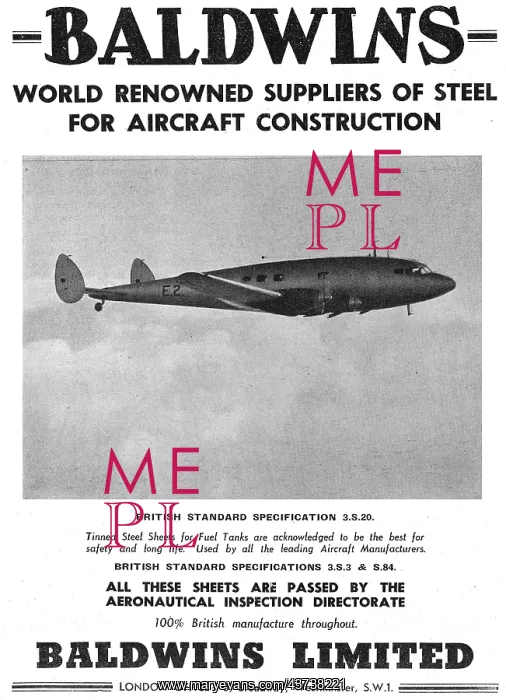 : Baldwins Metals For Aircraft : Baldwins Metals For Aircraft