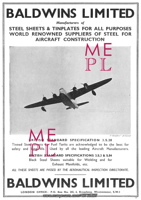 : Baldwins Metals For Aircraft : Baldwins Metals For Aircraft