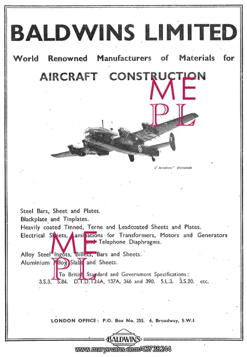: Baldwins Metals For Aircraft : Baldwins Metals For Aircraft