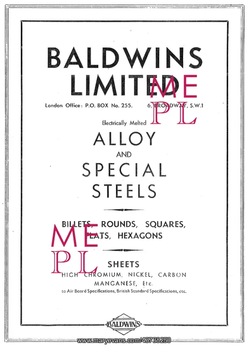 : Baldwins Metals For Aircraft : Baldwins Metals For Aircraft