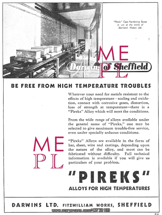  : Baldwins - PIREX Alloys