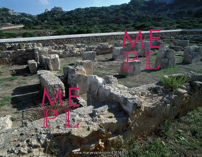 : Balearic Islands, Menorca, Alaior. Paleochristian Basilica : Balearic Islands, Menorca, Alaior. Paleochristian Basilica