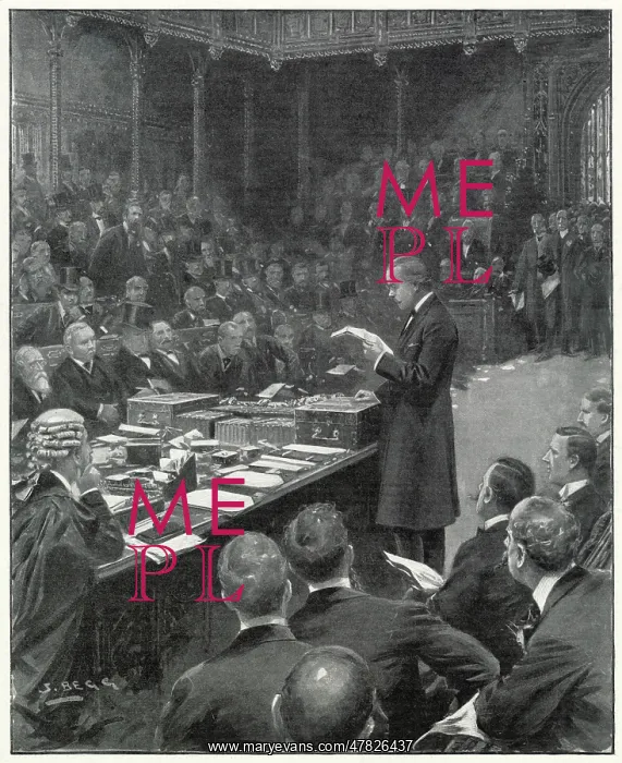 : Balfour Reading the Term of Surrender 1902 : Balfour Reading the Term of Surrender 1902