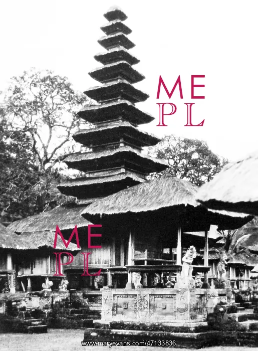  : Bali pagoda in the 1920s