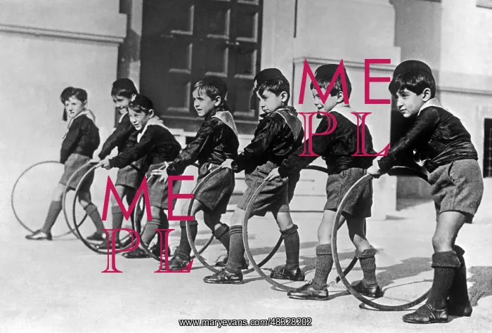 : Balilla boys at play, 1935 : Balilla boys at play, 1935