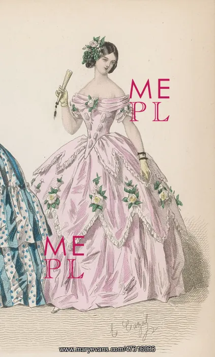 : BALL DRESS 1840S : BALL DRESS 1840S
