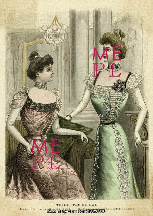 : BALL DRESSES 1899 : BALL DRESSES 1899
