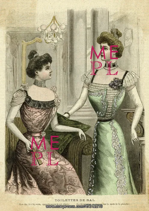 : BALL DRESSES 1899 : BALL DRESSES 1899