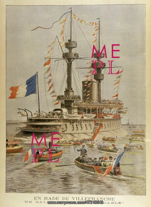 : Ball on French Warship : Ball on French Warship