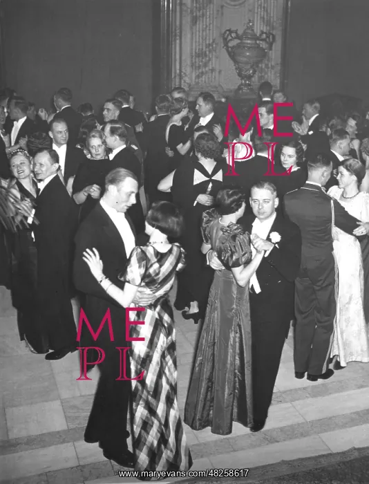 : Ball at the Hotel Esplanade in Berlin, 1937 : Ball at the Hotel Esplanade in Berlin, 1937