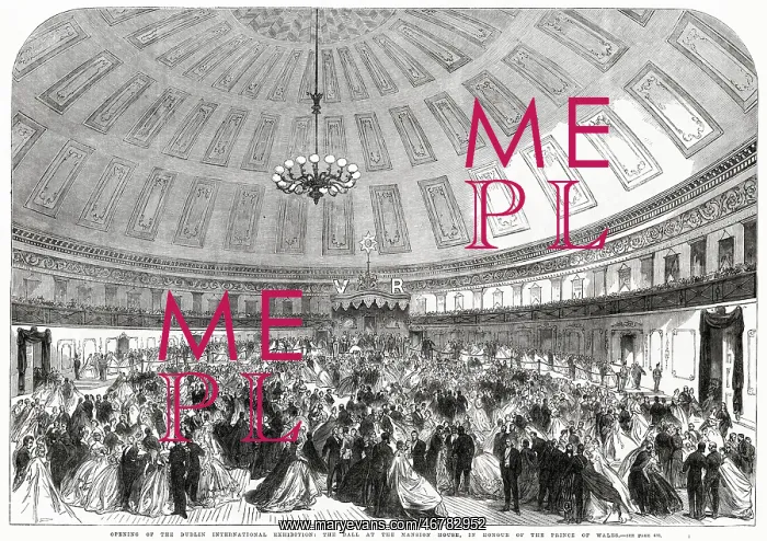: Ball at the Mansion House, Dublin 1865 : Ball at the Mansion House, Dublin 1865