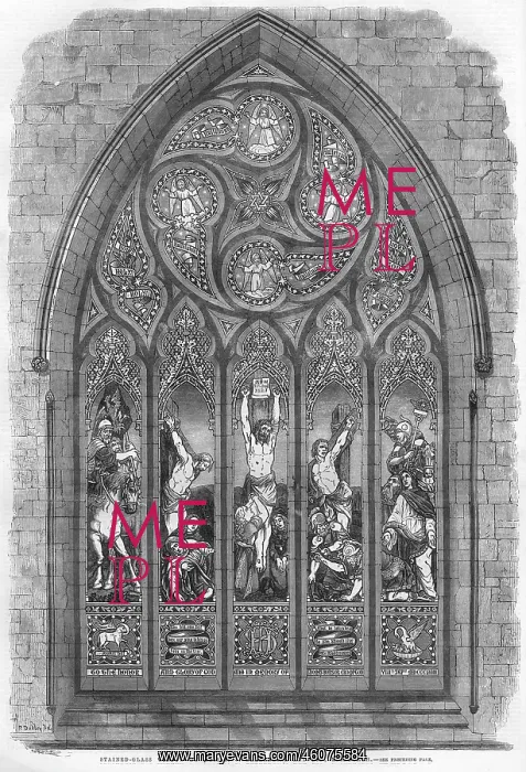 : Ballantine stained glass window, 1862 : Ballantine stained glass window, 1862