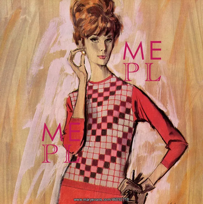 : Ballantyne pullover and skirt, - sixties woman : Ballantyne pullover and skirt, - sixties woman