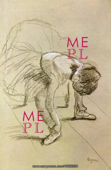 : Ballerina Stretching, by Degas : Ballerina Stretching, by Degas