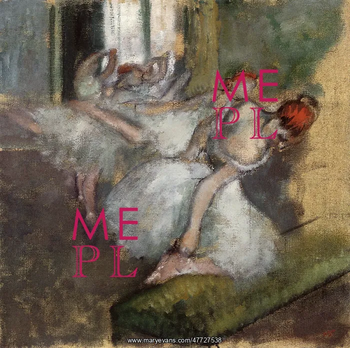 : Ballerinas at Practice, by Degas : Ballerinas at Practice, by Degas