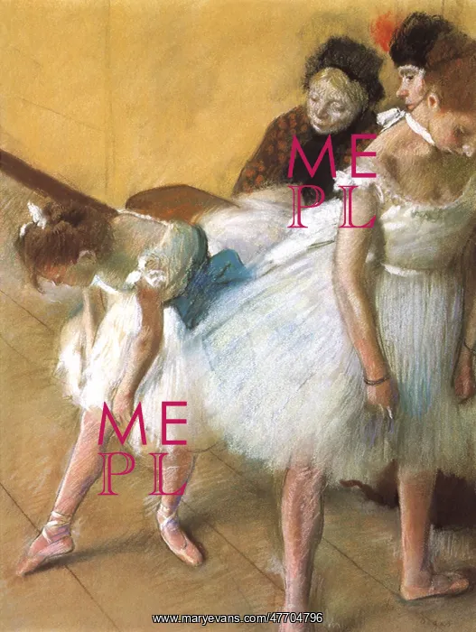 : Ballerinas in Repose, by Degas : Ballerinas in Repose, by Degas