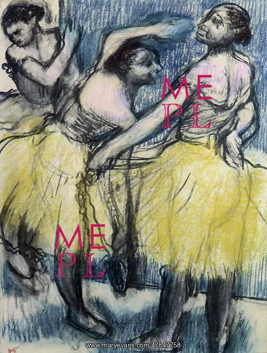  : Ballerinas in Yellow, by Degas