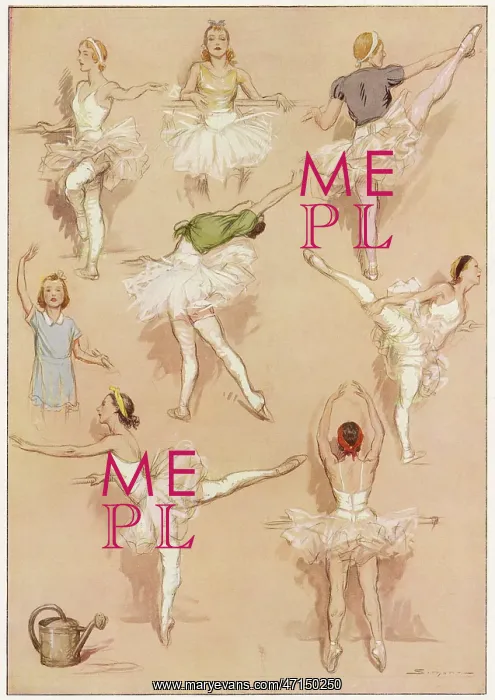 : Ballet dancers exercising : Ballet dancers exercising