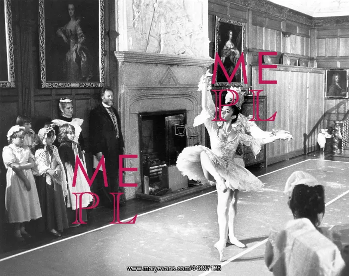 : Ballet dancers at Lanhydrock House, Cornwall : Ballet dancers at Lanhydrock House, Cornwall