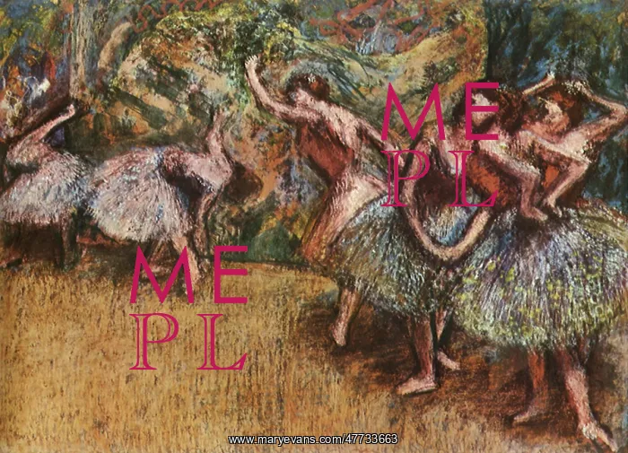  : Ballet Scene, by Degas