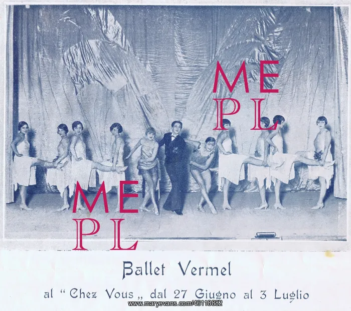 : Ballet Vermel at Chez Nous cabaret, Hotel Excelsior, Lido : Ballet Vermel at Chez Nous cabaret, Hotel Excelsior, Lido
