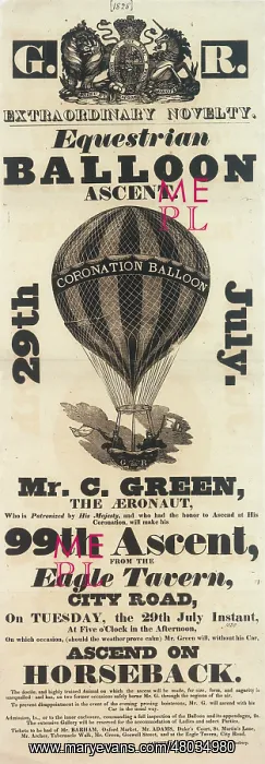 : Balloon event, Charles Green : Balloon event, Charles Green