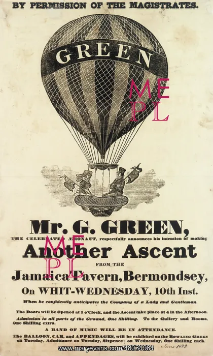 : Balloon event, Charles Green : Balloon event, Charles Green