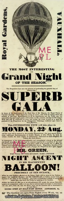 : Balloon event, Charles Green : Balloon event, Charles Green